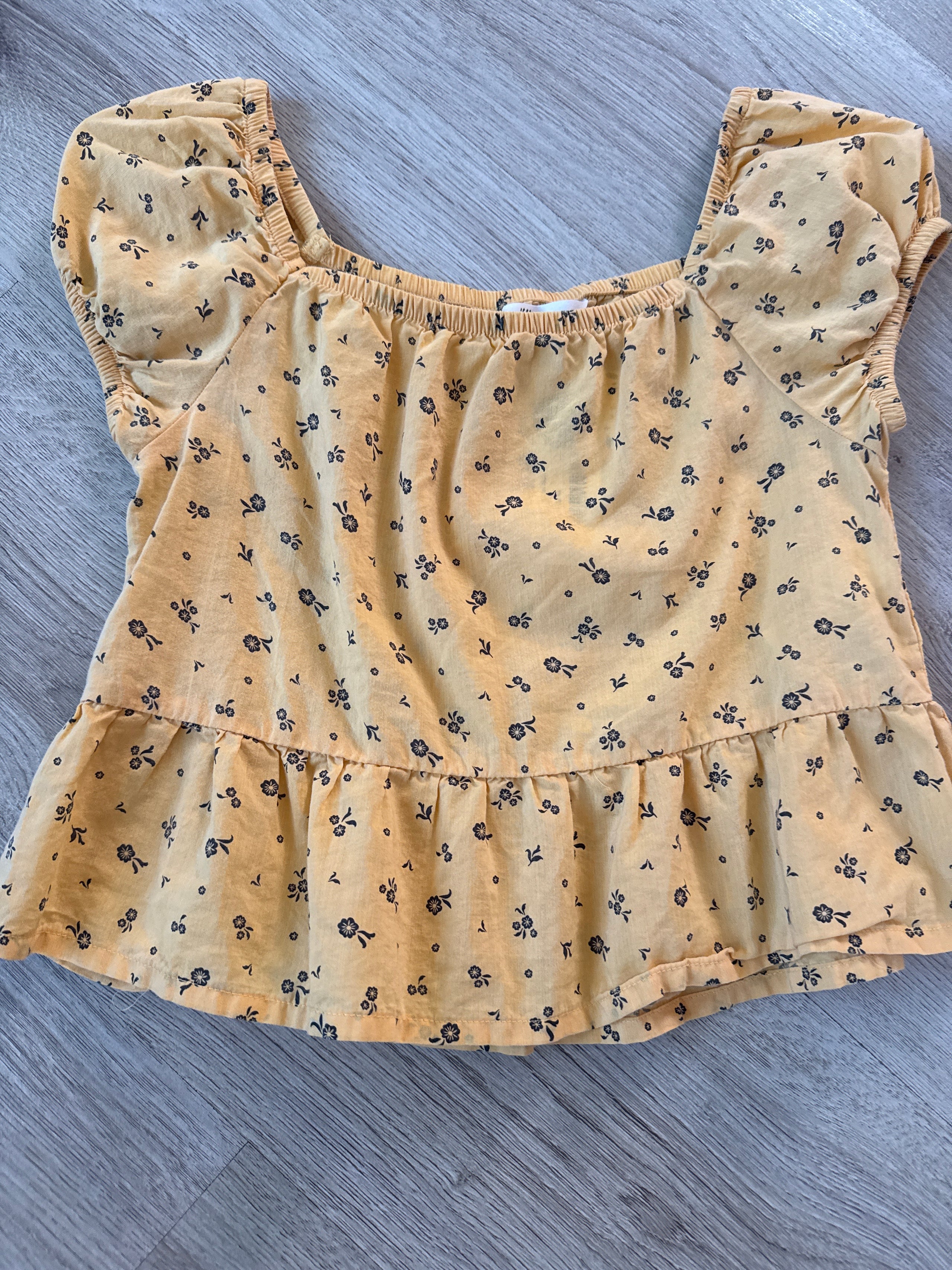 BLUSA NIÑA AMARILLA H&M TALLA 10-11