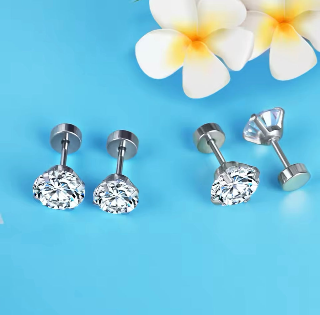 Aretes Acero Quirúrgico para atletas