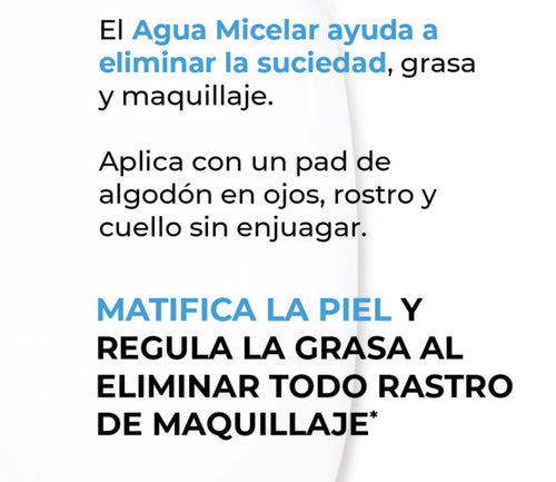 Agua Micelar Desmaquillante Purificante