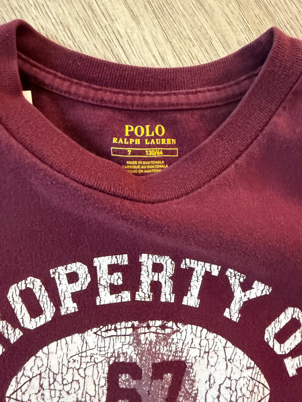 Playera PoloRL talla 6